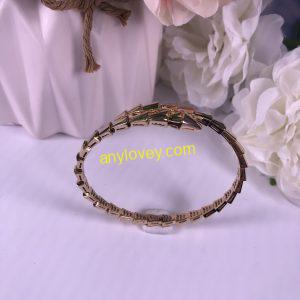 BVLGARI 18CT ROSE GOLD SERPENTI VIPER BRACELET