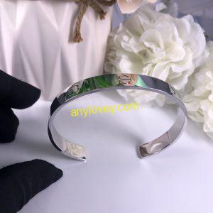 Cartier 18ct white gold love bangle 9mm