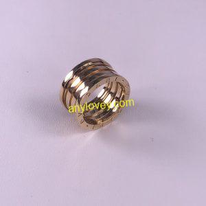 Bvlgari 18ct Rose Gold B.zero1 Ring