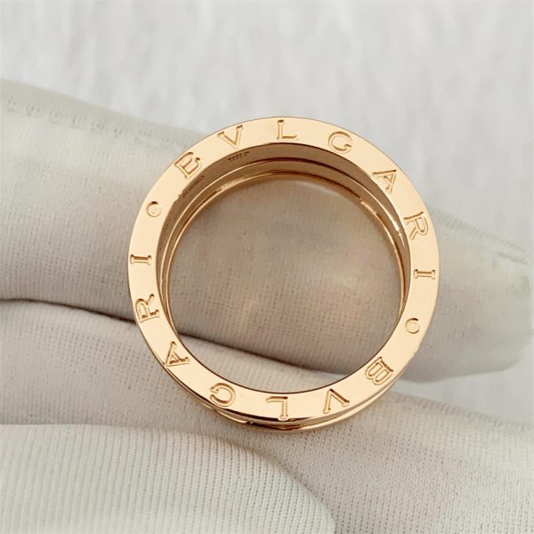 Bvlgari B zero1 Four-Band Ring 18K Rose Gold 348760