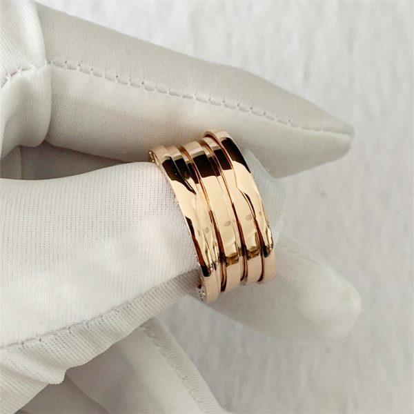 Bvlgari B zero1 Four-Band Ring 18K Rose Gold 348760