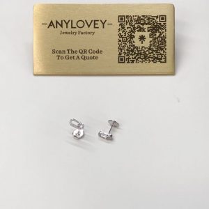 Copy Messika 18K Solid Gold Move Uno Diamond Earstuds 5634