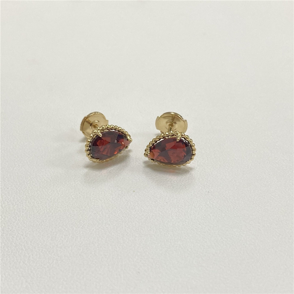 Boucheron Serpent Earrings Garnet