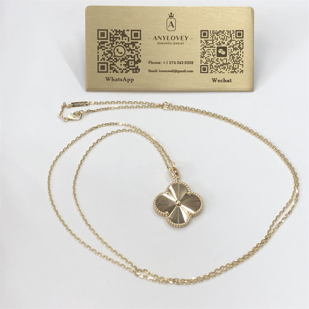 Van Cleef & Arpels Magic Alhambra Long Necklace Guilloche 1 Motif 